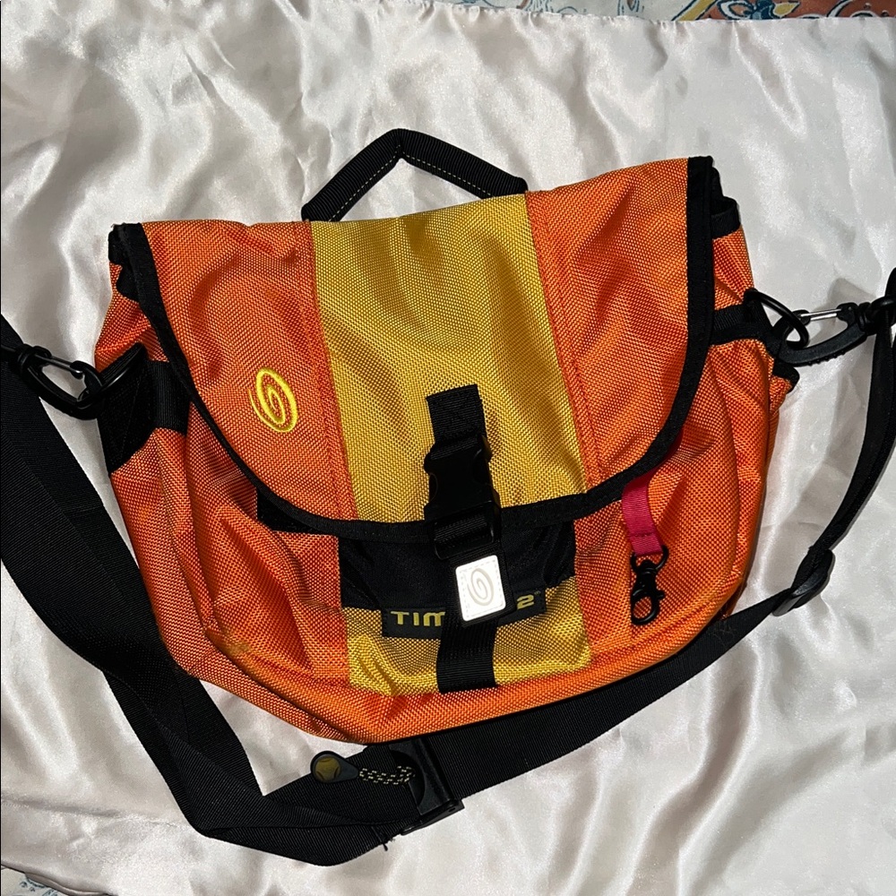 Timbuk2 Vibrant Orange and Yellow Messenger Bag